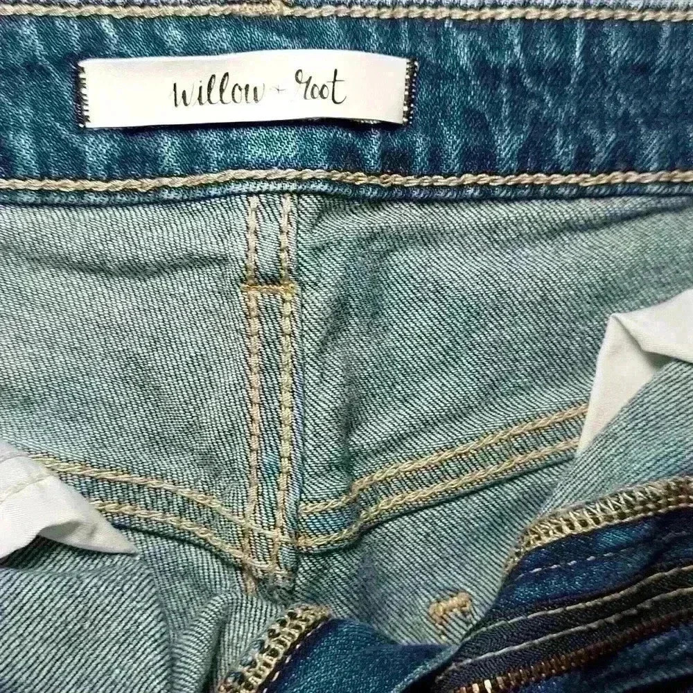 Willow + Root Rise Up Distressed Shorts - Picture 4 of 6